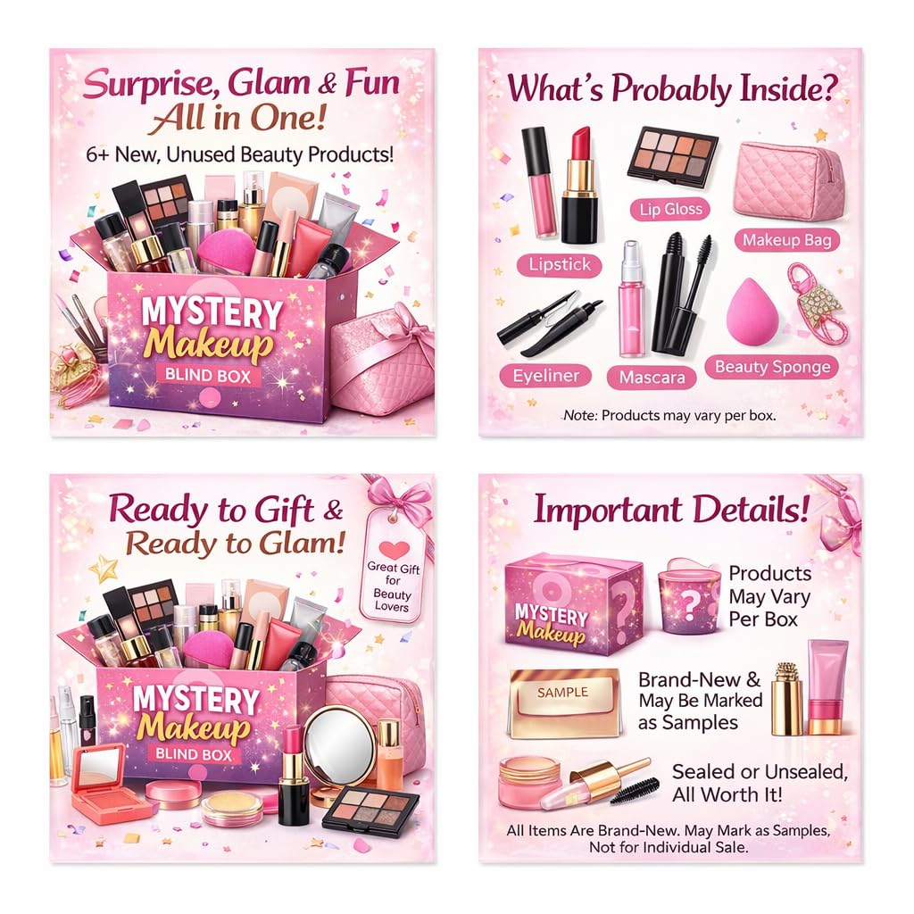 The Ultimate Beauty Mystery Box: Designer Makeup & Perfume Set